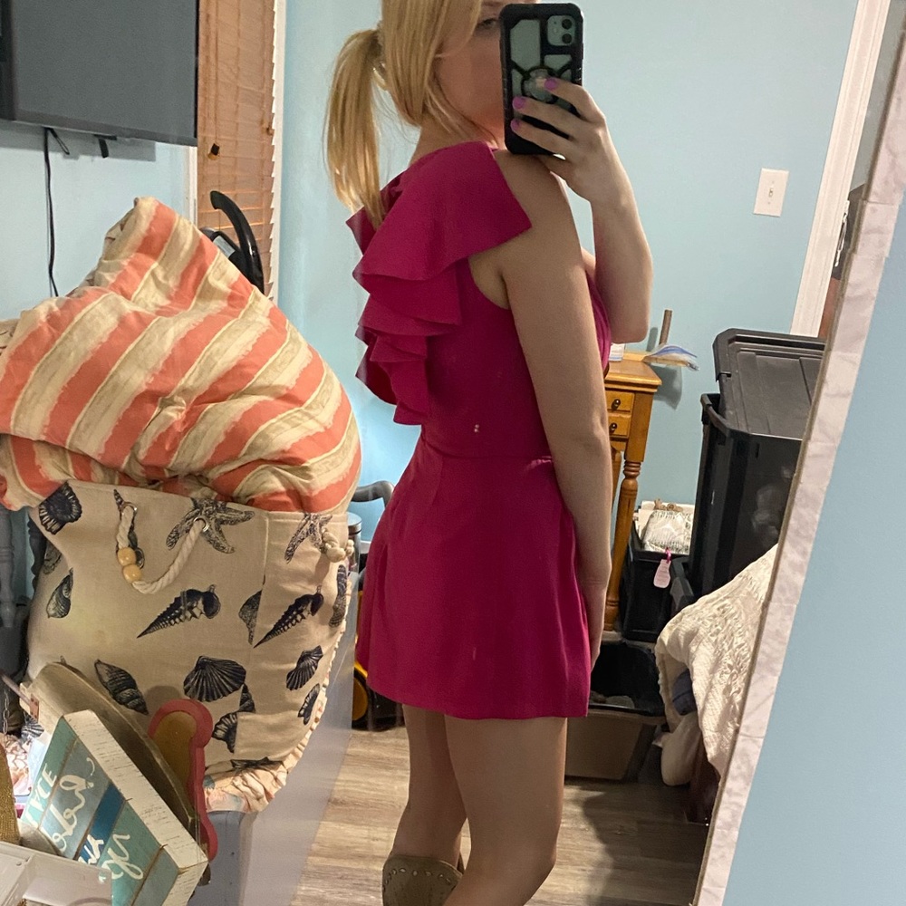 Hot Pink Romper